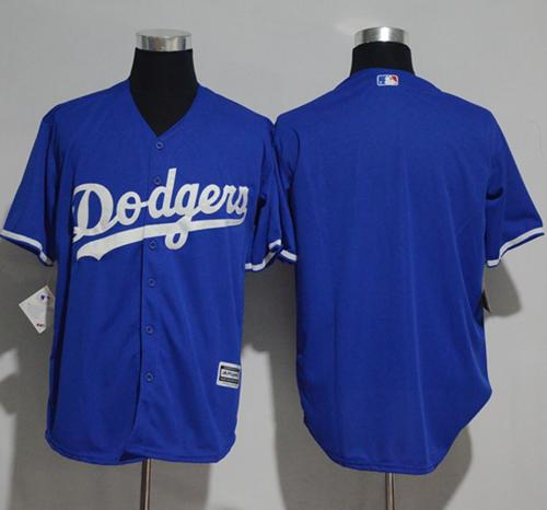 Dodgers Blank Blue New Cool Base Stitched MLB Jersey